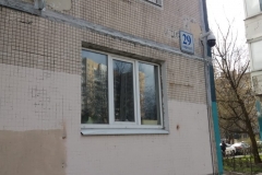 Ремонт фасадного освещения Маршала Захарова д.29 к.1
