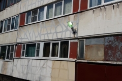 Ремонт фасадного освещения Петергофское шоссе д.5 к.2